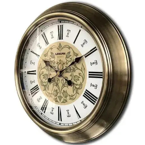 Horloge Industrielle Ancienne <br> En Métal Horloges Déco Murale Express
