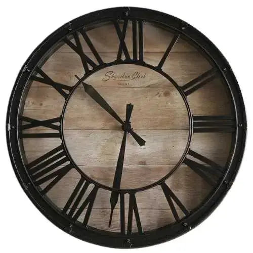Horloge Industrielle <br> Ancienne Horloges Déco Murale Express