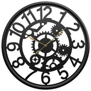 Horloge Industrielle <br> Noire Horloges Déco Murale Express