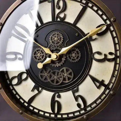 Horloge Industrielle <br> Pendule Horloges Déco Murale Express
