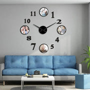 Horloge Murale Cadre Photo Noir Horloges Déco Murale Express