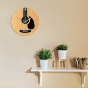 Horloge Murale Originale Guitare Acoustique Horloges Déco Murale Express