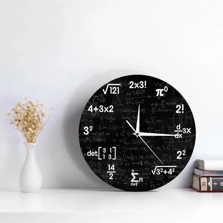 Horloge Murale Originale Mathématique Horloges Déco Murale Express