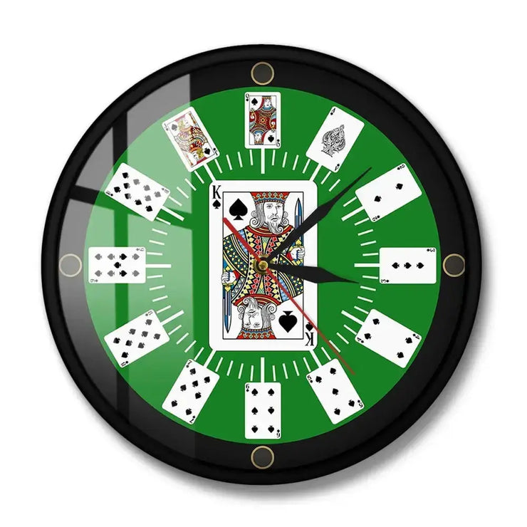 Horloge Murale Originale Poker Horloges Déco Murale Express