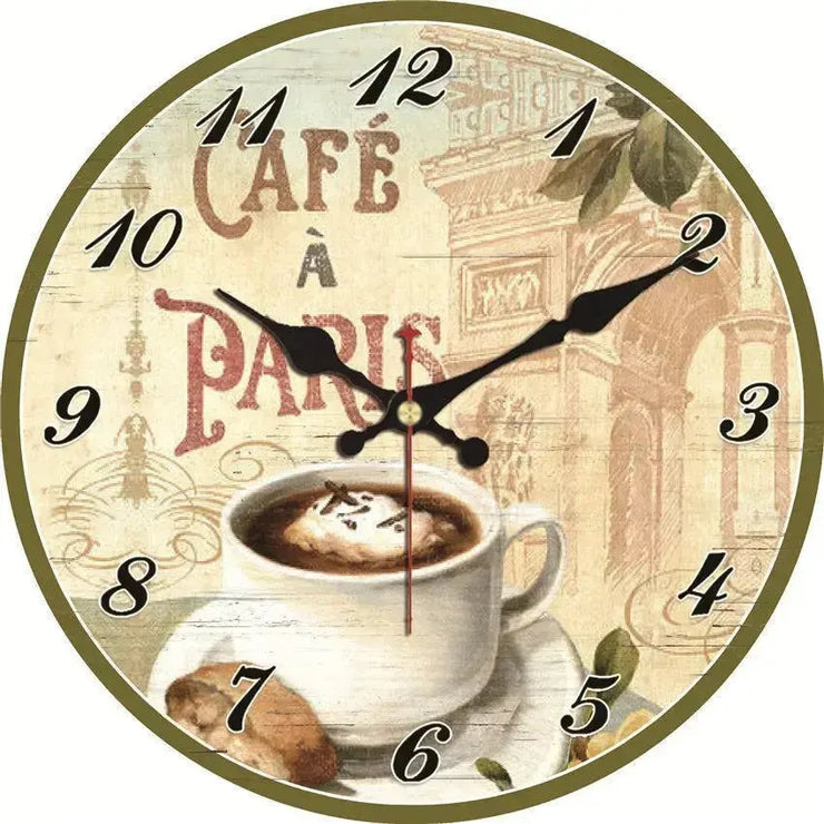 Horloge Vintage Café de Paris Horloges Déco Murale Express