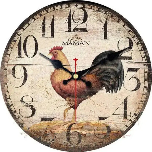 Horloge Mural Coq