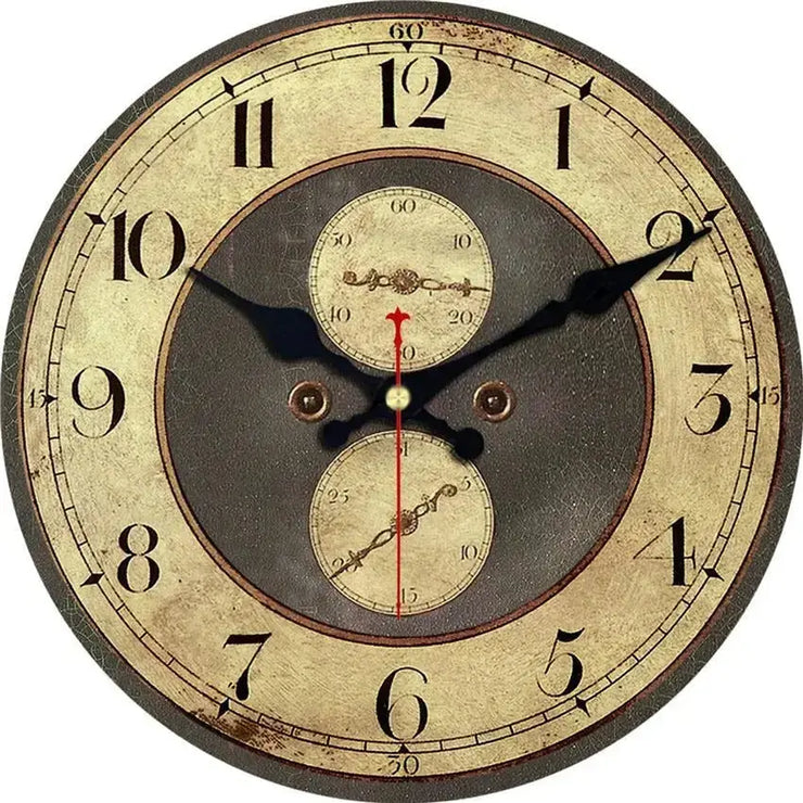 Horloge Vintage Dorée Horloges Déco Murale Express