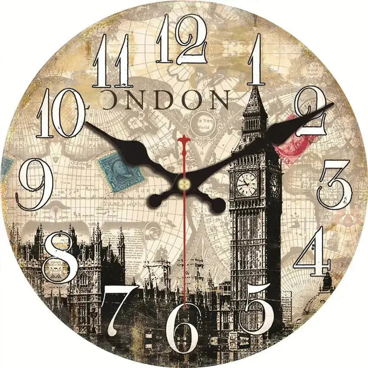 Horloge Vintage Londres Horloges Déco Murale Express