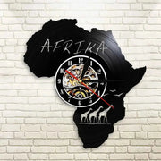 Horloge Vinyle Afrique LED Horloges Déco Murale Express