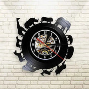 Horloge Vinyle Animaux LED Horloges Déco Murale Express