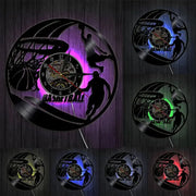 Horloge Vinyle Basketball LED Horloges Déco Murale Express