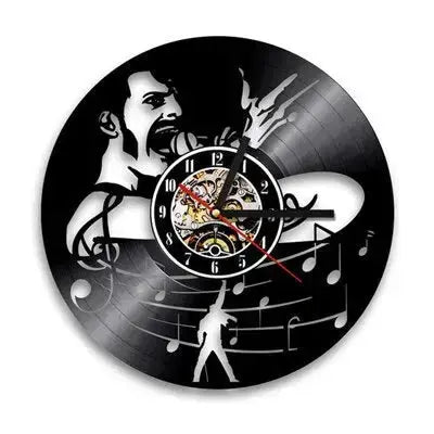 Horloge Vinyle Freddie Mercury Horloges Déco Murale Express