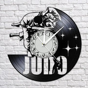 Horloge Vinyle Judo Horloges Déco Murale Express