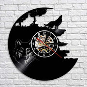 Horloge Vinyle Loup Horloges Déco Murale Express
