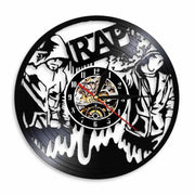 Horloge Vinyle Rap Horloges Déco Murale Express