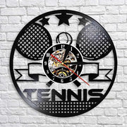 Horloge Vinyle Tennis Horloges Déco Murale Express