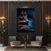Tableau Bateaux Pirates - Silence assourdissant Tableaux, T-original Déco Murale Express
